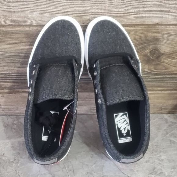 New Vans Chukka Low Skateboarding Sneakers Black Denim Casual Streetwear - Picture 7 of 8